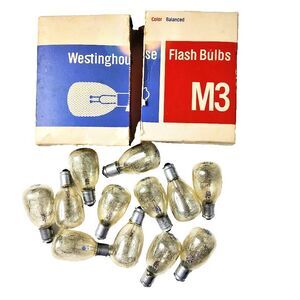 Westinghouse M3  Flashbulbs Flash Bulbs Vtg Camera NOS Unused Lot